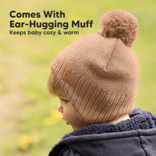 Load image into Gallery viewer, Muff Knitted Beanie (Dune)