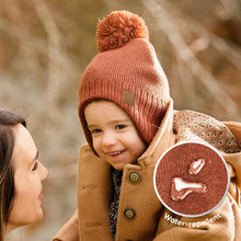 Load image into Gallery viewer, Muff Knitted Beanie (Latte)