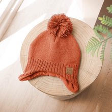 Load image into Gallery viewer, Muff Knitted Beanie (Regalia)
