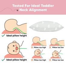 Load image into Gallery viewer, 1-Pack Toddler Pillow Without Pillowcase (Gray Rainbow)