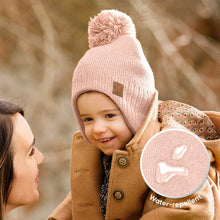 Load image into Gallery viewer, Muff Knitted Beanie (Blush)