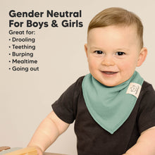Load image into Gallery viewer, Gender Neutral For Boys & Girls bandana bibs are ideal for drooling, feeding, and daily wear.