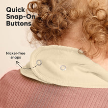 Load image into Gallery viewer, Quick Snap-On Buttons use nickel-free snaps for easy, gentle wear.