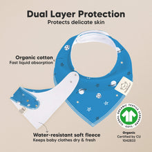 Load image into Gallery viewer, 10-Pack Organic Bandana Bibs (Cosmo)