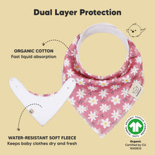 Load image into Gallery viewer, 10-Pack Organic Bandana Bibs (Tea Party)