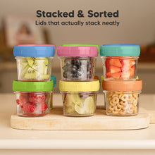 Load image into Gallery viewer, Prep Jars Baby Food Storage Glass Container (Kea)