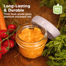 Load image into Gallery viewer, 6-Pack Prep Jars Food Glass Containers (Musk Dusk)