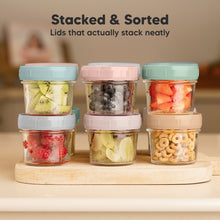Load image into Gallery viewer, Prep Jars Baby Food Storage Glass Container (Musk Dusk)