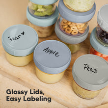 Load image into Gallery viewer, 6-Pack Prep Jars Food Glass Containers (Slate)