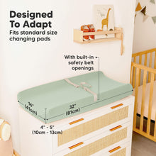Load image into Gallery viewer, 2-Pack Isla Changing Pad Covers (Sage)