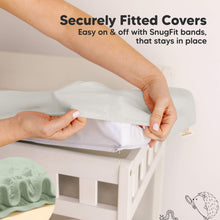 Load image into Gallery viewer, 2-Pack Isla Changing Pad Covers (Sage)