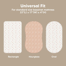 Load image into Gallery viewer, 2-Pack Isla Fitted Bassinet Sheets (Butterflies)