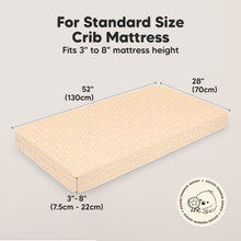 Load image into Gallery viewer, Isla Fitted Crib Sheets (Lune Mystic)