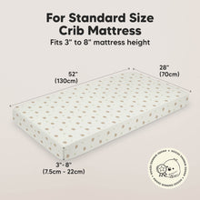 Load image into Gallery viewer, Isla Fitted Crib Sheets (Nibbles/Bruce)