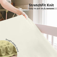 Load image into Gallery viewer, Isla Fitted Crib Sheets (Sunshine)