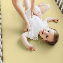 Load image into Gallery viewer, Isla Fitted Crib Sheets (Sunshine)