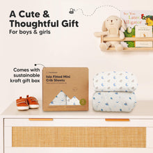 Load image into Gallery viewer, Isla Fitted Mini Crib Sheets (Cosmo)