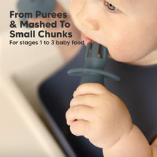Load image into Gallery viewer, 2-Sets Lil’ Prep Baby Fork & Spoon (Rocky)