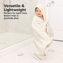 Load image into Gallery viewer, 2-Pack Lyra Muslin Hooded Towels (Graphite)