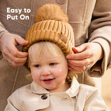 Load image into Gallery viewer, 2-Pack Pom Knitted Beanie (Cloud)