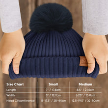 Load image into Gallery viewer, 2-Pack Pom Knitted Beanie (Ember)