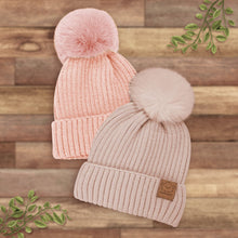 Load image into Gallery viewer, 2-Pack Pom Knitted Beanie (Macaron)