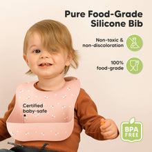 Load image into Gallery viewer, 2-Pack Prep Silicone Bibs (Butterflies)