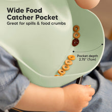 Load image into Gallery viewer, 2-Pack Prep Silicone Bibs (Forest)
