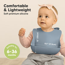 Load image into Gallery viewer, 2-Pack Prep Silicone Bibs (Ocean)