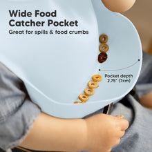 Load image into Gallery viewer, 2-Pack Prep Silicone Bibs (Ocean)