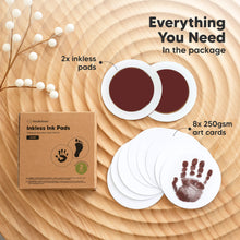 Load image into Gallery viewer, 2-Pack Round Inkless Ink Pads (Auburn)