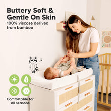 Load image into Gallery viewer, 2-Pack Isla Changing Pad Covers (Soft White)