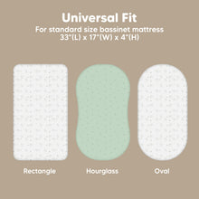 Load image into Gallery viewer, 2-Pack Soothe Fitted Bassinet Sheets (Bunnies)