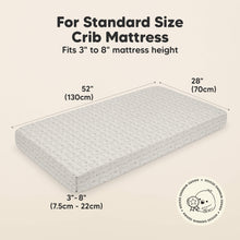 Load image into Gallery viewer, Soothe Fitted Crib Sheet (KeaPixel)