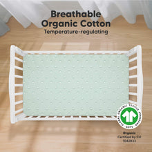 Load image into Gallery viewer, Soothe Fitted Crib Sheet (Lunaris)