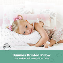 Load image into Gallery viewer, 2-Pack Toddler Pillows Without Pillowcase (Bunnies)