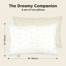 Load image into Gallery viewer, 2-Pack Toddler Pillows Without Pillowcase (City Cars)