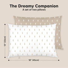 Load image into Gallery viewer, 2-Pack Toddler Pillows Without Pillowcase (Pine Tree)