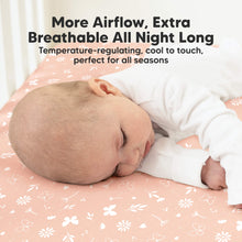 Load image into Gallery viewer, 2-Pack Aereo Fitted Crib Sheets (Butterflies)