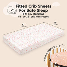 Load image into Gallery viewer, 2-Pack Aereo Fitted Crib Sheets (Butterflies)