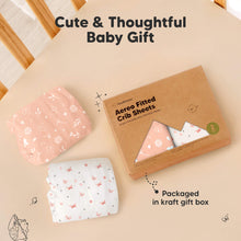 Load image into Gallery viewer, 2-Pack Aereo Fitted Crib Sheets (Butterflies)