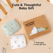 Load image into Gallery viewer, 2-Pack Aereo Fitted Crib Sheets (Elly)