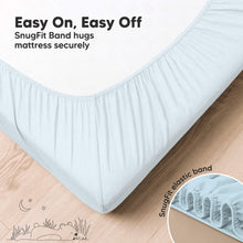 Load image into Gallery viewer, 2-Pack Aereo Fitted Crib Sheets (Glacier)