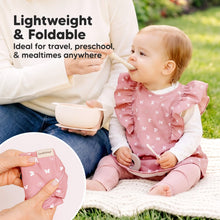 Load image into Gallery viewer, 2-Pack Fae Frills Waterproof Bibs (Terracotta)