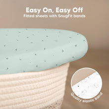 Load image into Gallery viewer, 2-Pack Isla Fitted Bassinet Sheets (Bunnies)