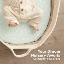Load image into Gallery viewer, 2-Pack Isla Fitted Bassinet Sheets (Herb)