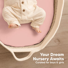 Load image into Gallery viewer, 2-Pack Isla Fitted Bassinet Sheets (Rose)