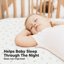 Load image into Gallery viewer, Isla Fitted Crib Sheets (Herb)