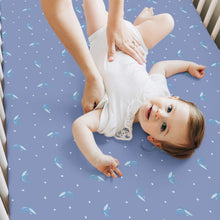Load image into Gallery viewer, Isla Fitted Crib Sheets (Marine Muse)