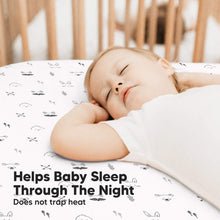 Load image into Gallery viewer, Isla Fitted Crib Sheets (Nordic)